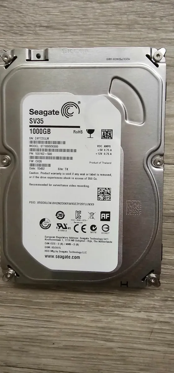 Seagate SV35 Hard drive 1TB Surveillance