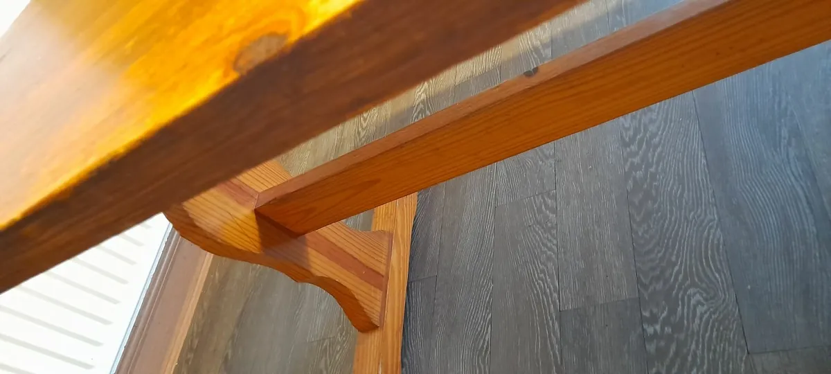 Solid Wood Dining Table - Image 2
