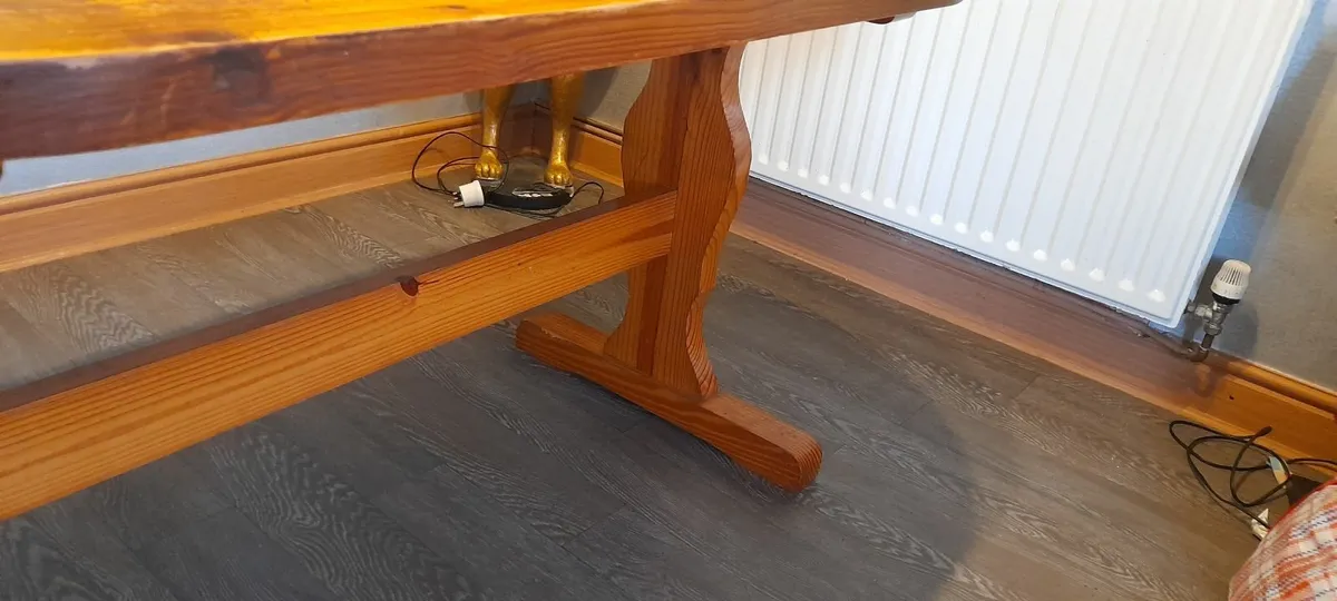 Solid Wood Dining Table - Image 3