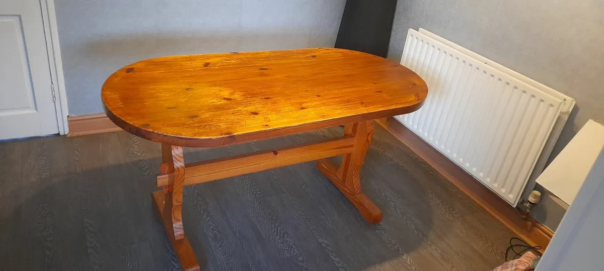 Solid Wood Dining Table - Image 4