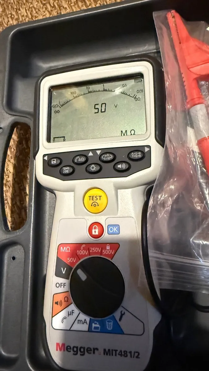 Megger MIT481/2 Telecoms Insulation Tester - Image 1