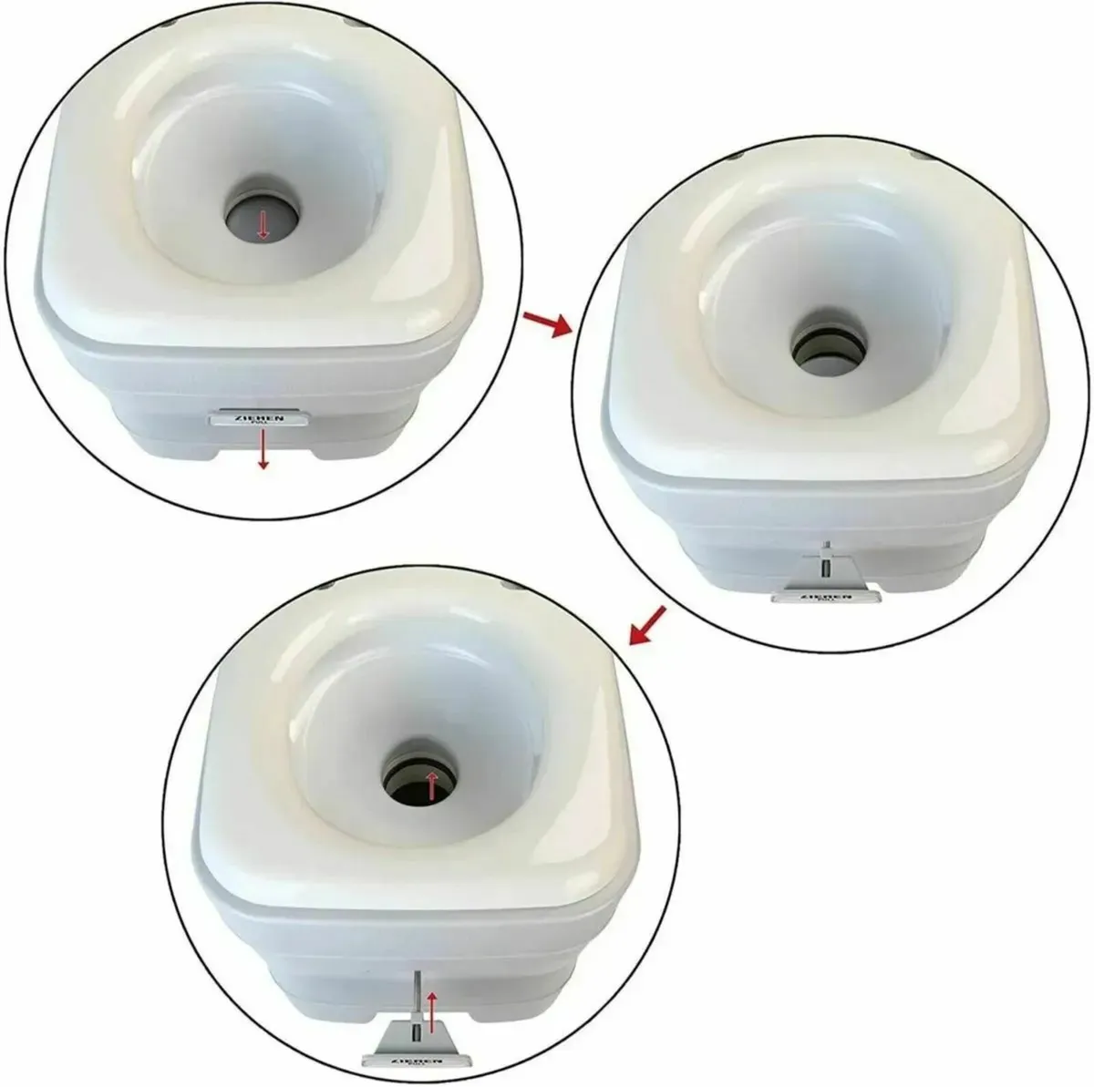 Camping Toilet Portable Fresh Deluxe Outdoor - Image 3