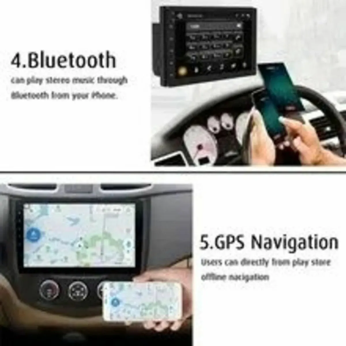Car Stereo Radio 7-Inch Android Touchscreen Unit - Image 3