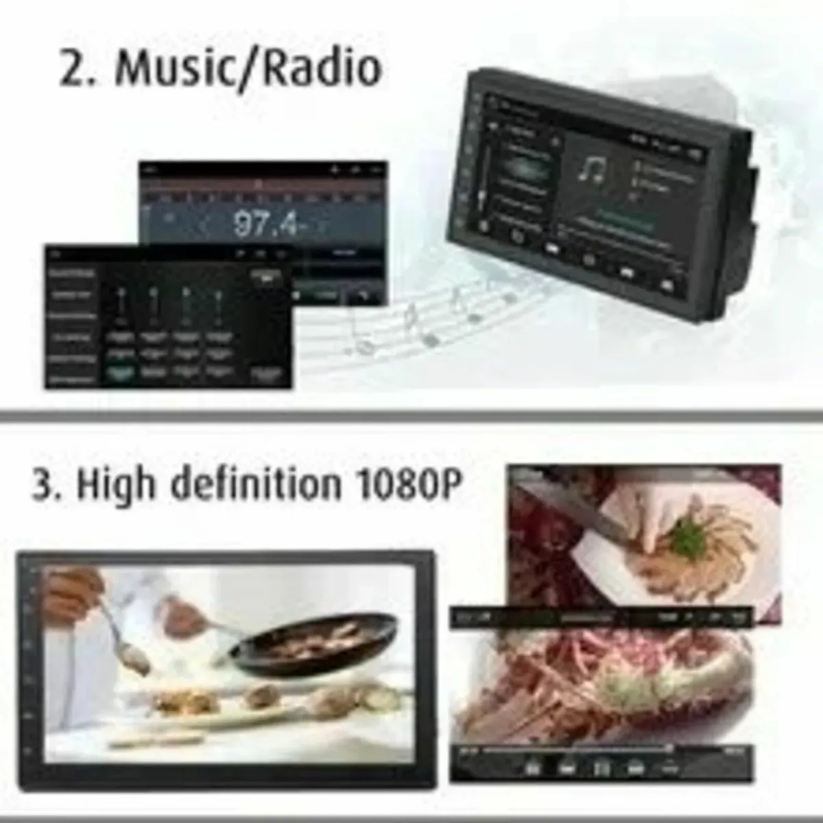 Car Stereo Radio 7-Inch Android Touchscreen Unit - Image 4