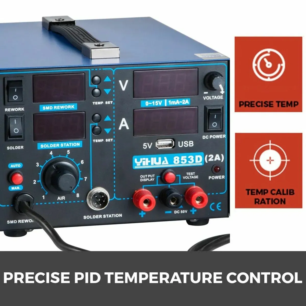 Hot Air Rework and Soldering Station Temperature - Image 2