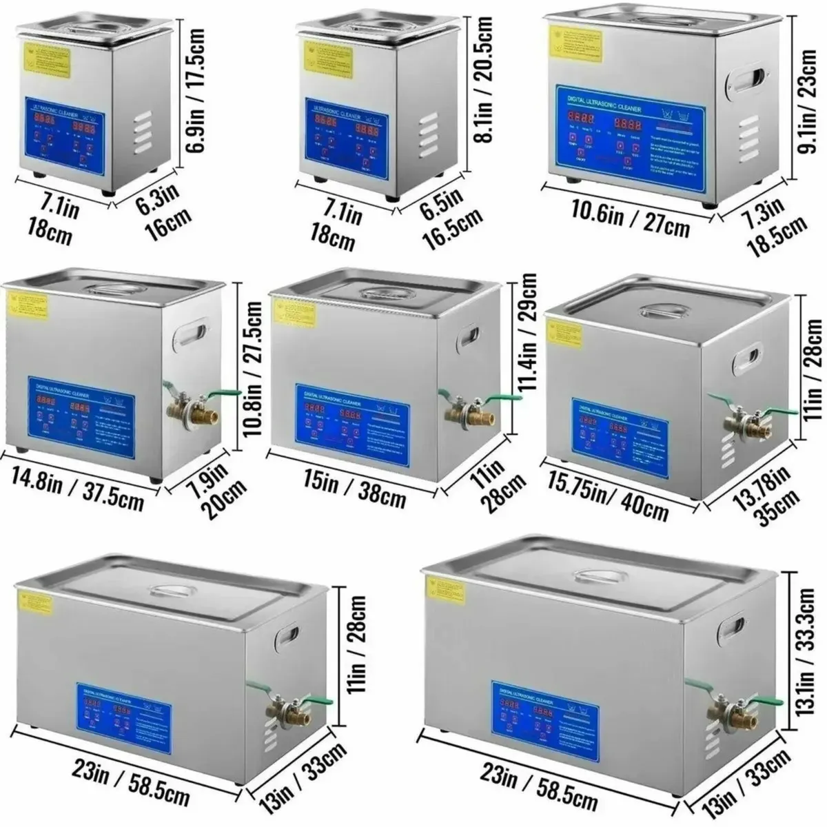 Ultrasonic Cleaner 10L Deep Washing Machine - Image 1