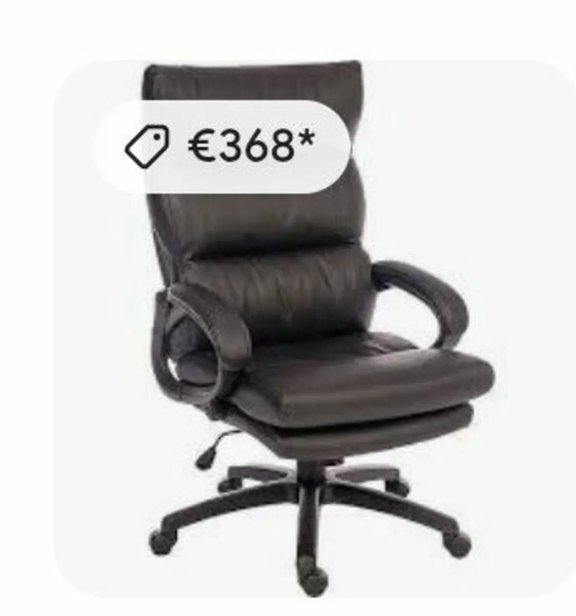 Deluxe Quality Leather Computer Swivel chair 3mont - Image 2