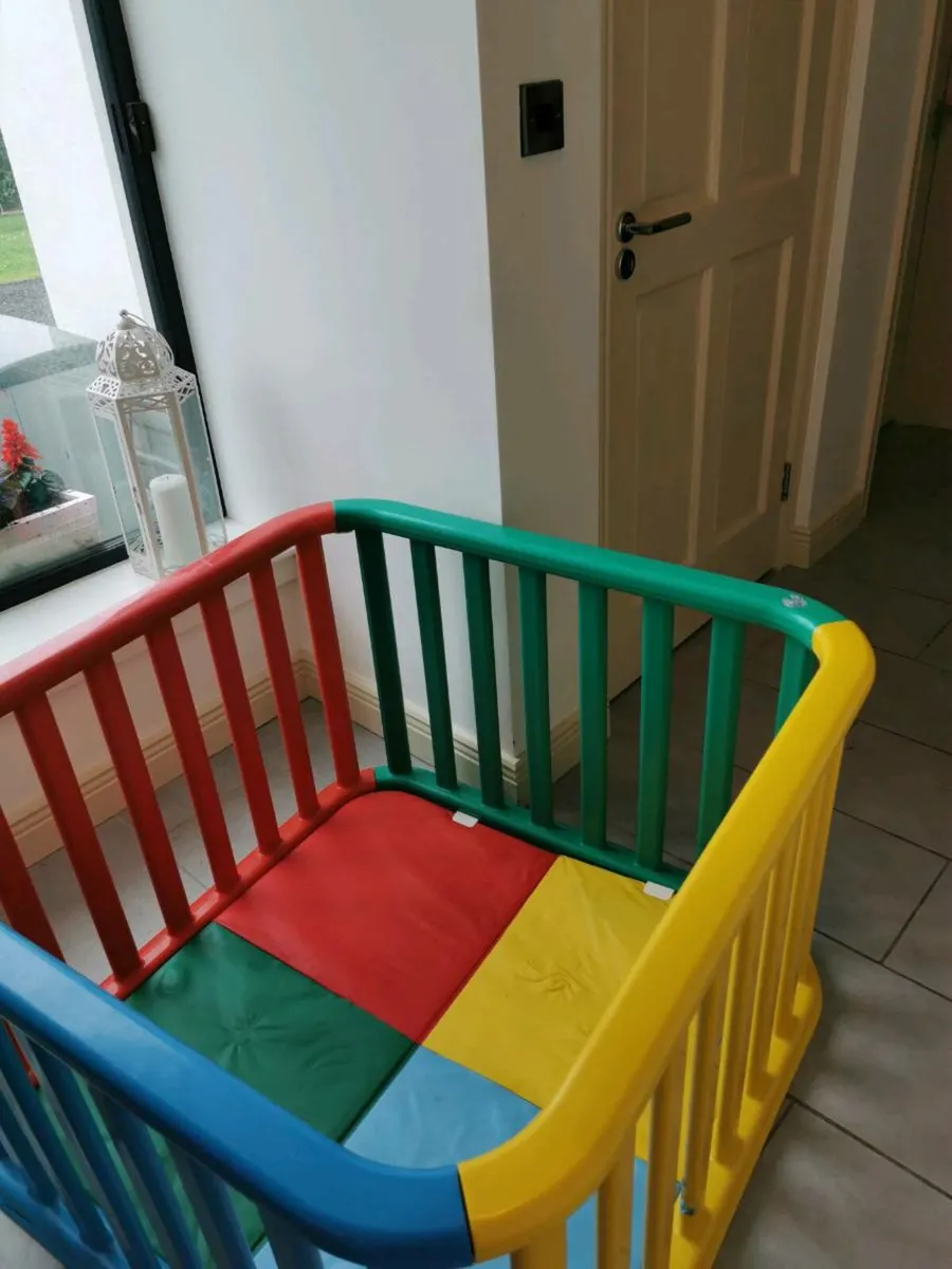 Children's Multicoloured Playpen - Image 2