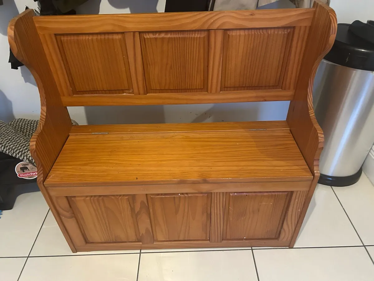 Monks bench/storage unit - Image 3