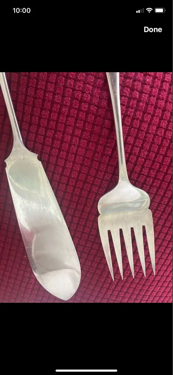 AI Silver Fish Serving Set - Image 2