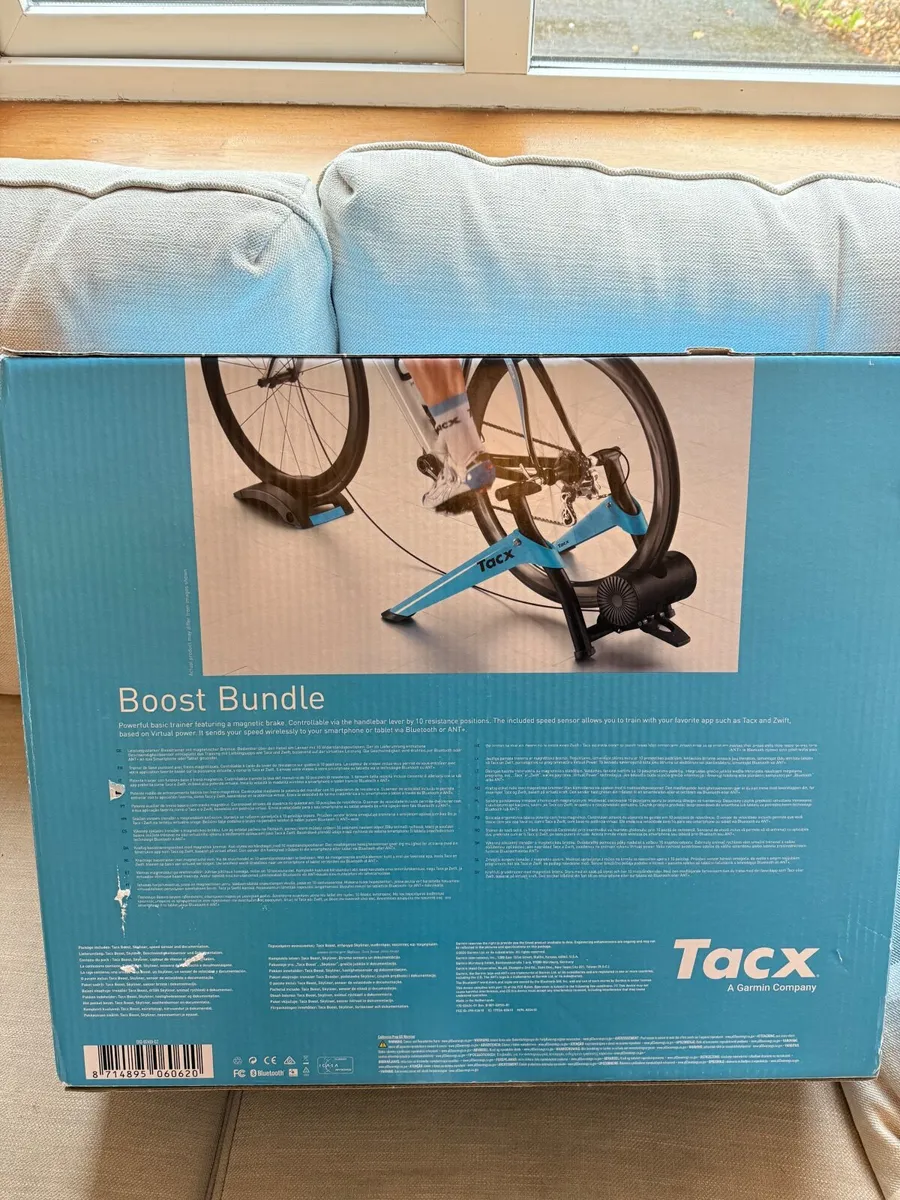 Unopened New Tacx Boost Bundle Turbo Trainer - Image 2