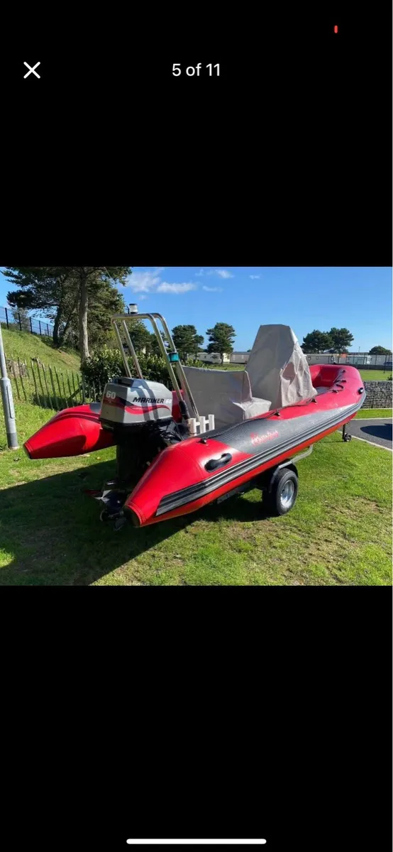 Rib 5.5m with 60hp 4 stroke engine - Image 2
