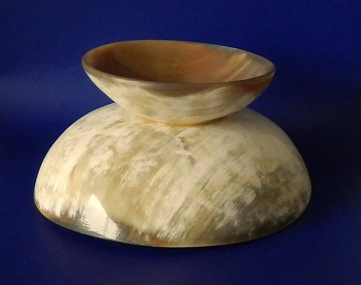 African Ankole Cow Horn Bowl - Image 3