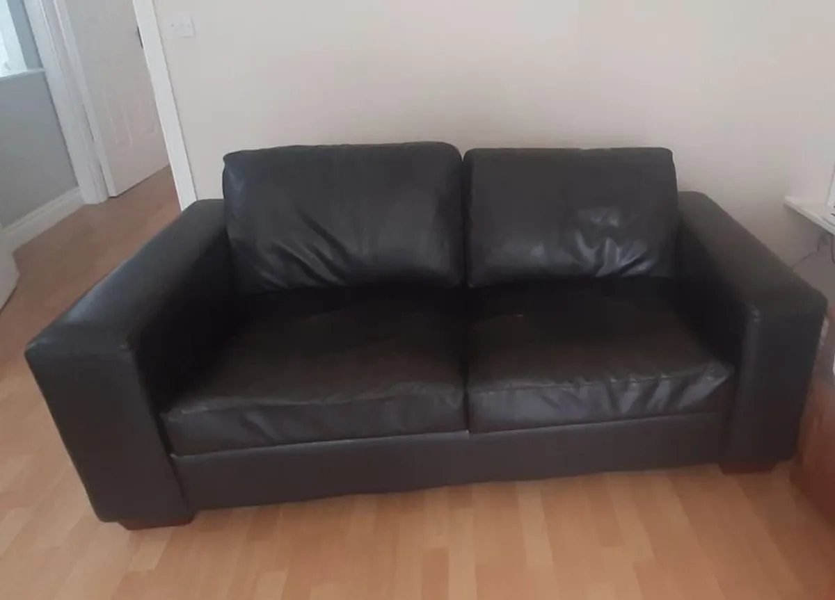 Couch - faux leather