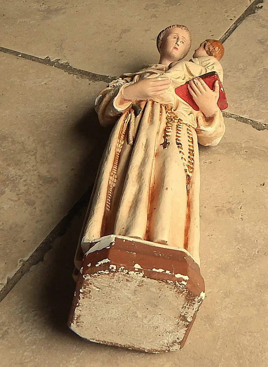 Vintage Statue of Saint Anthony of Padua - Image 4