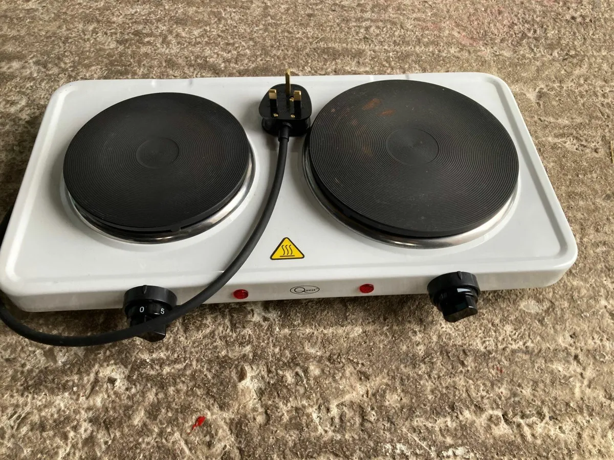 Electric Twin Hot Plate Control 1000W & 1500W - Image 1