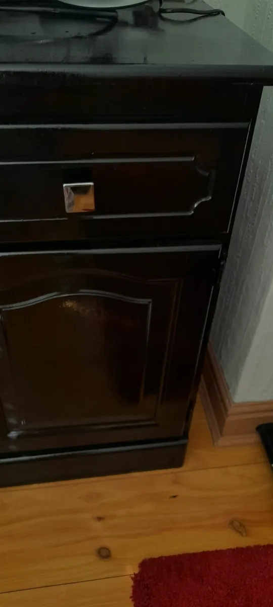 Painted solid wood cabinet - Image 2