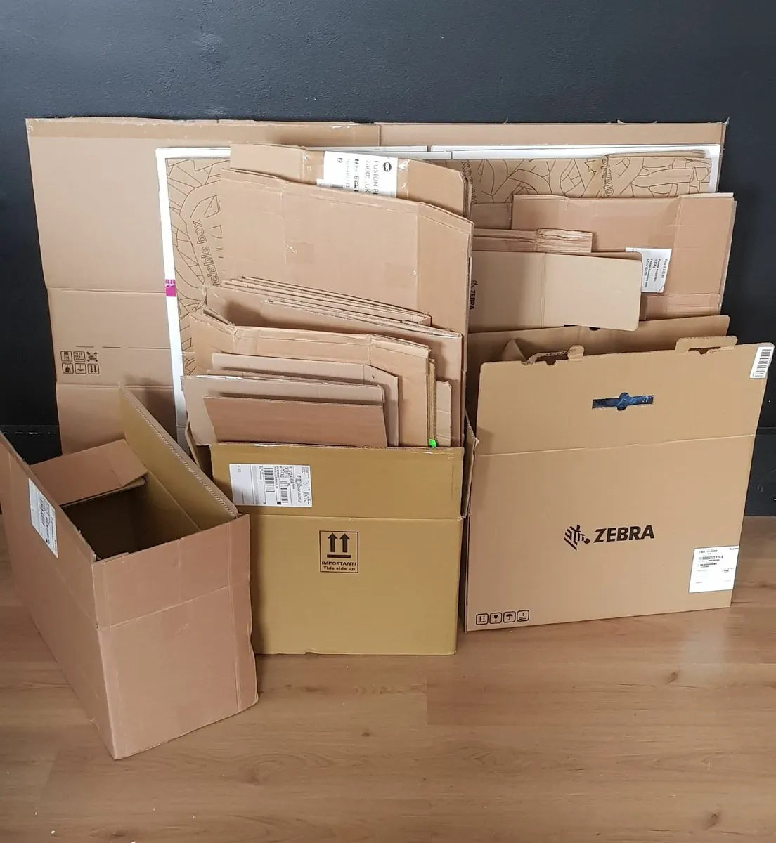 Home Moving Kit - Cardboard Boxes and Bubble Wrap - Image 1