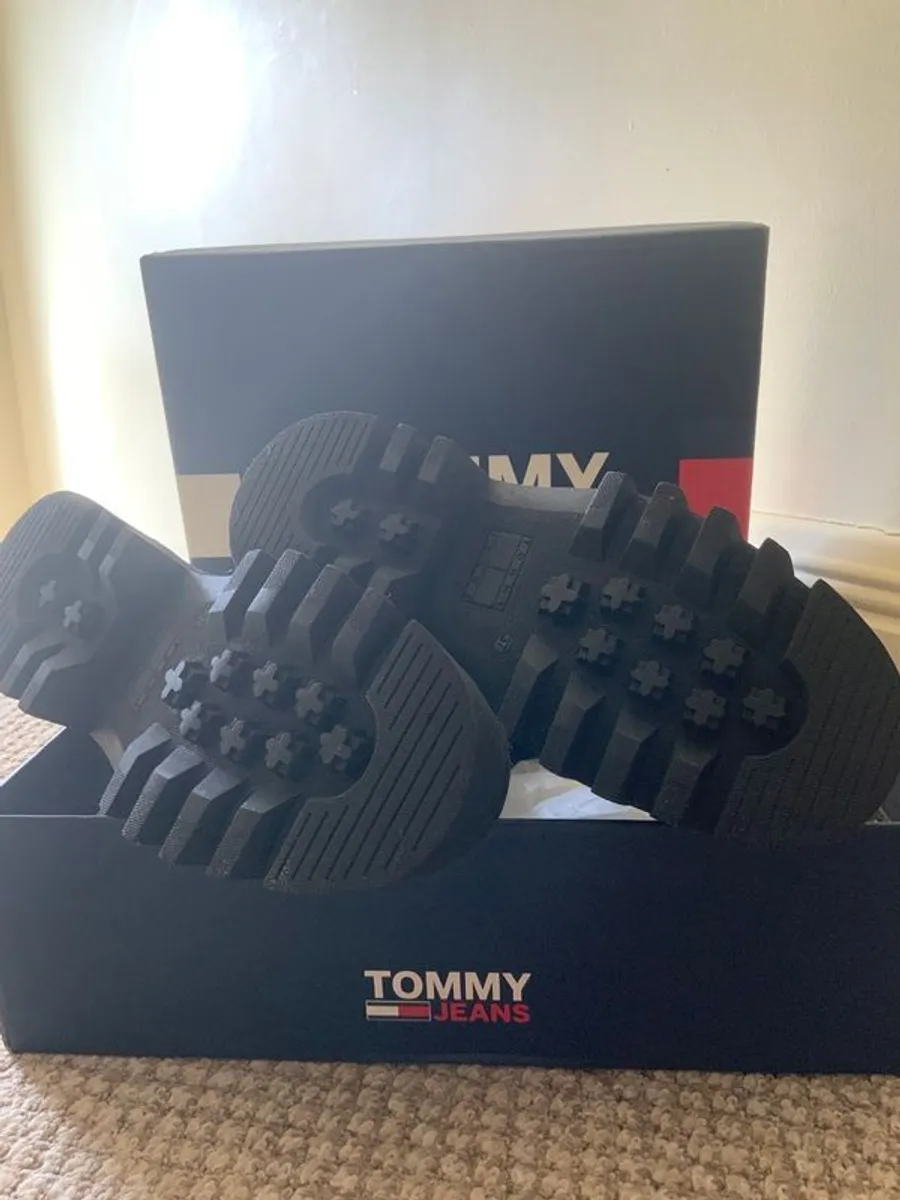 Tommy Jeans Black Boots UK4 - Image 3