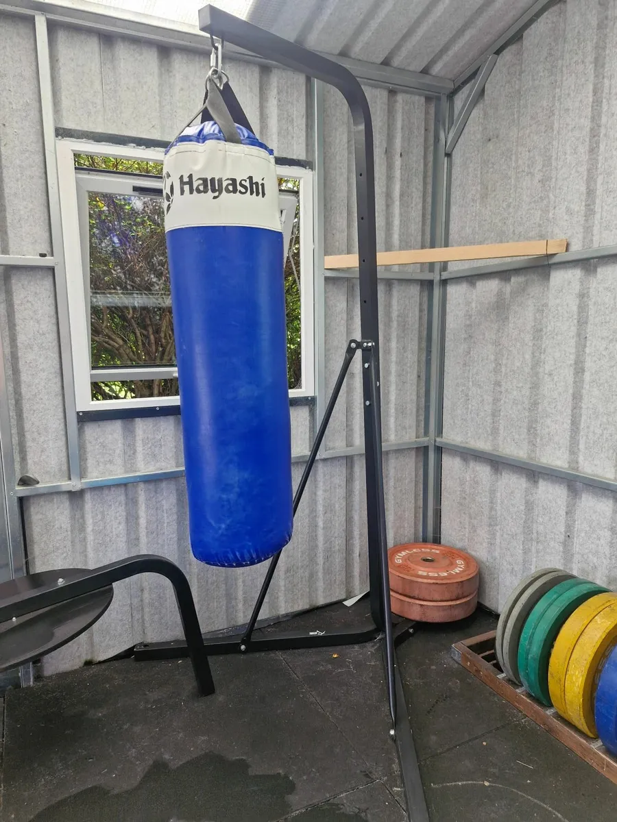 Punching bag and frame - Image 1