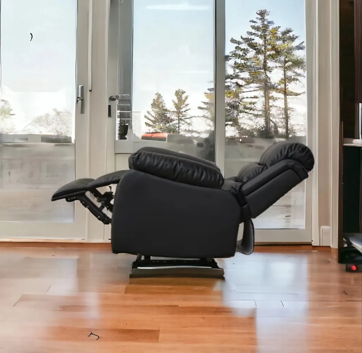 Black Recliner Chair – Comfy Armchair for Home - Image 3