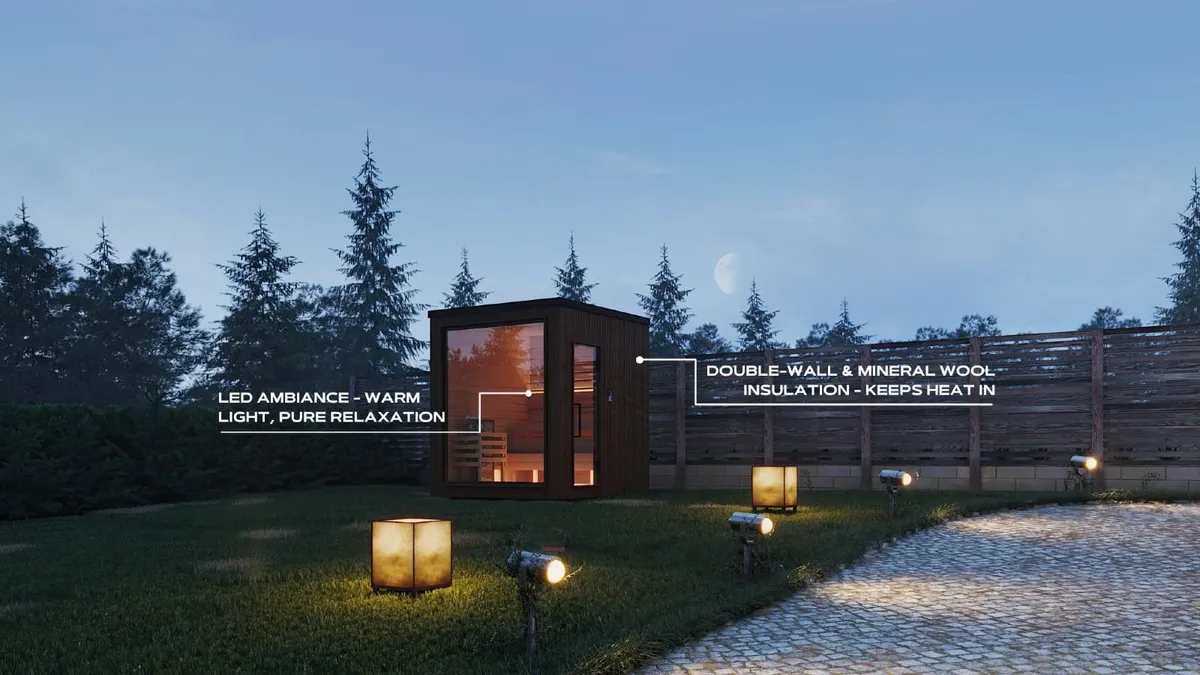 Outdoor Sauna for 3-5 pers. - Image 4
