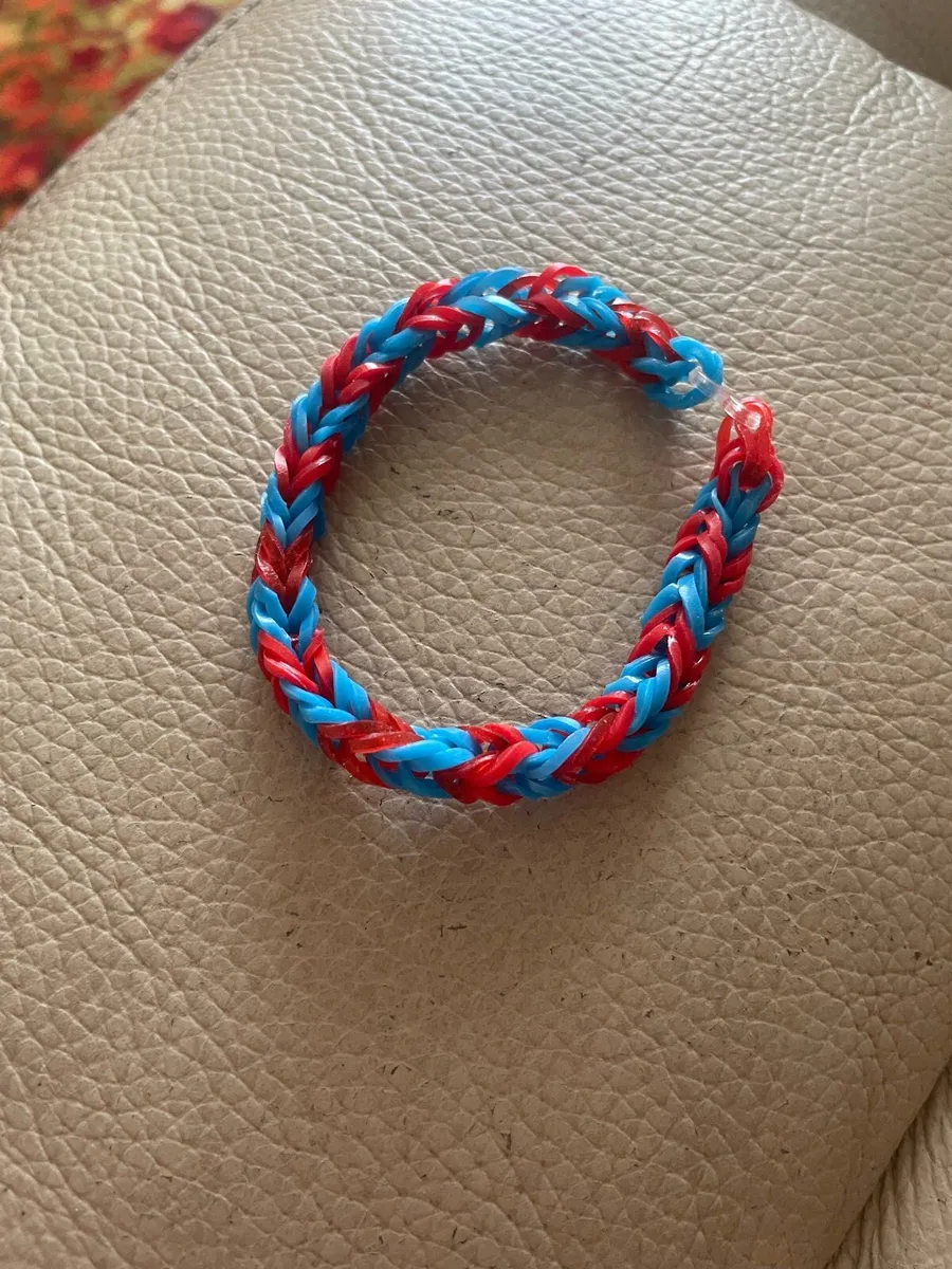 Collection of loom band bracelets - Image 1