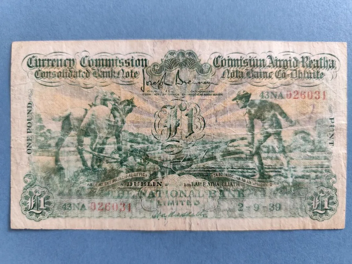 Ploughman £1 note - Image 1