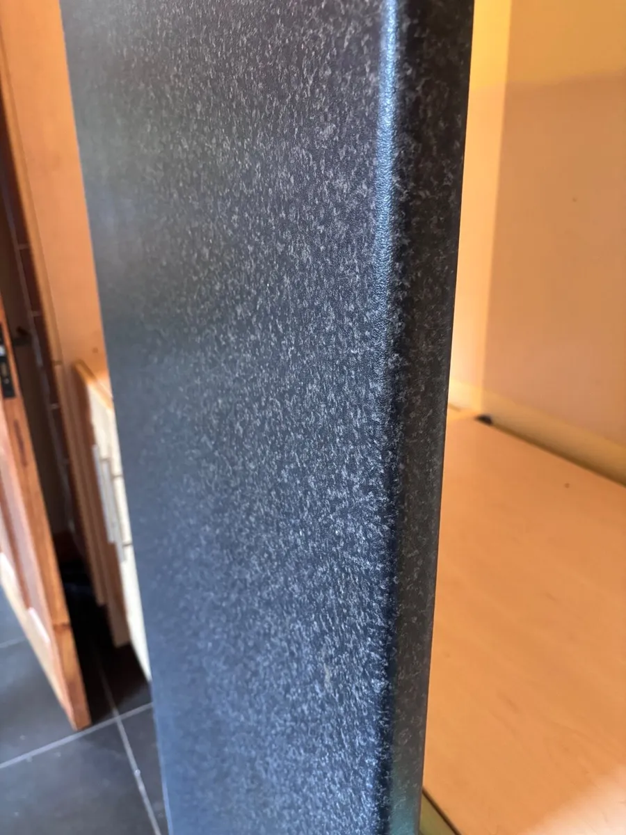 Dark grey terrazzo effect kitchen worktop - Image 2