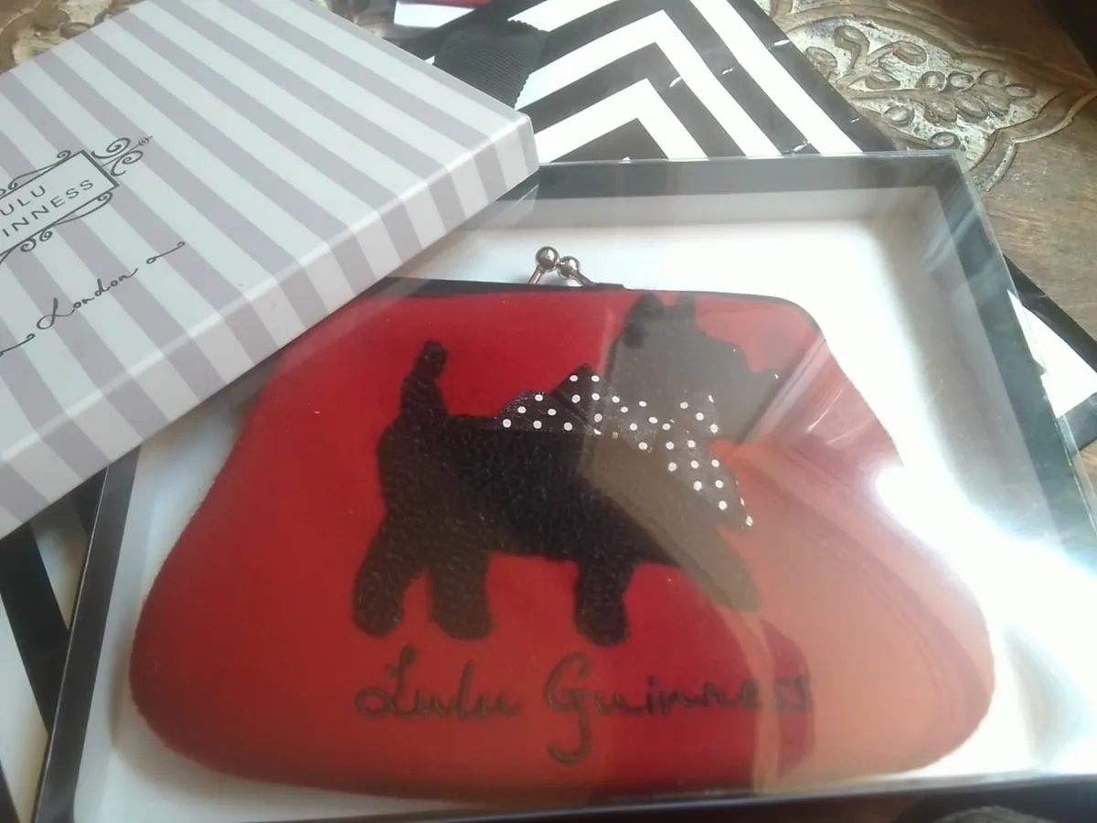 LULU GUINNESS SCOTTY LGE COIN PURSE NEW - Image 1