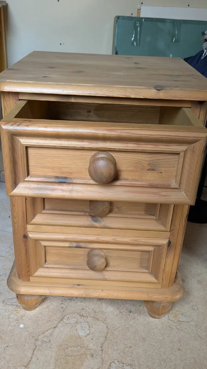 Bedside table with drawers (collection only) - Image 3