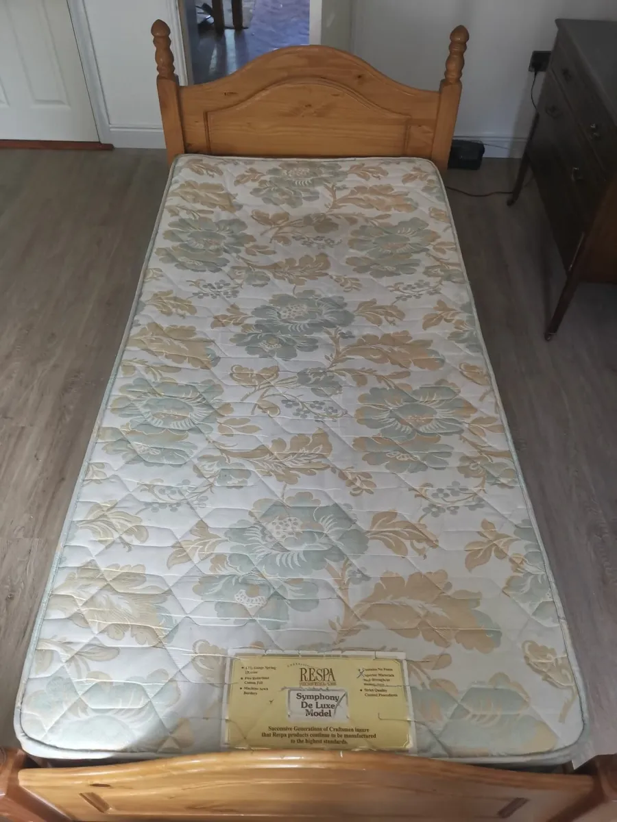 Single bed with mattress - Image 2