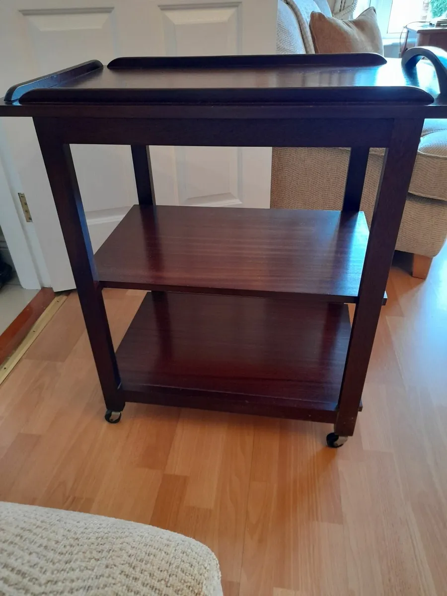 Drinks trolley.