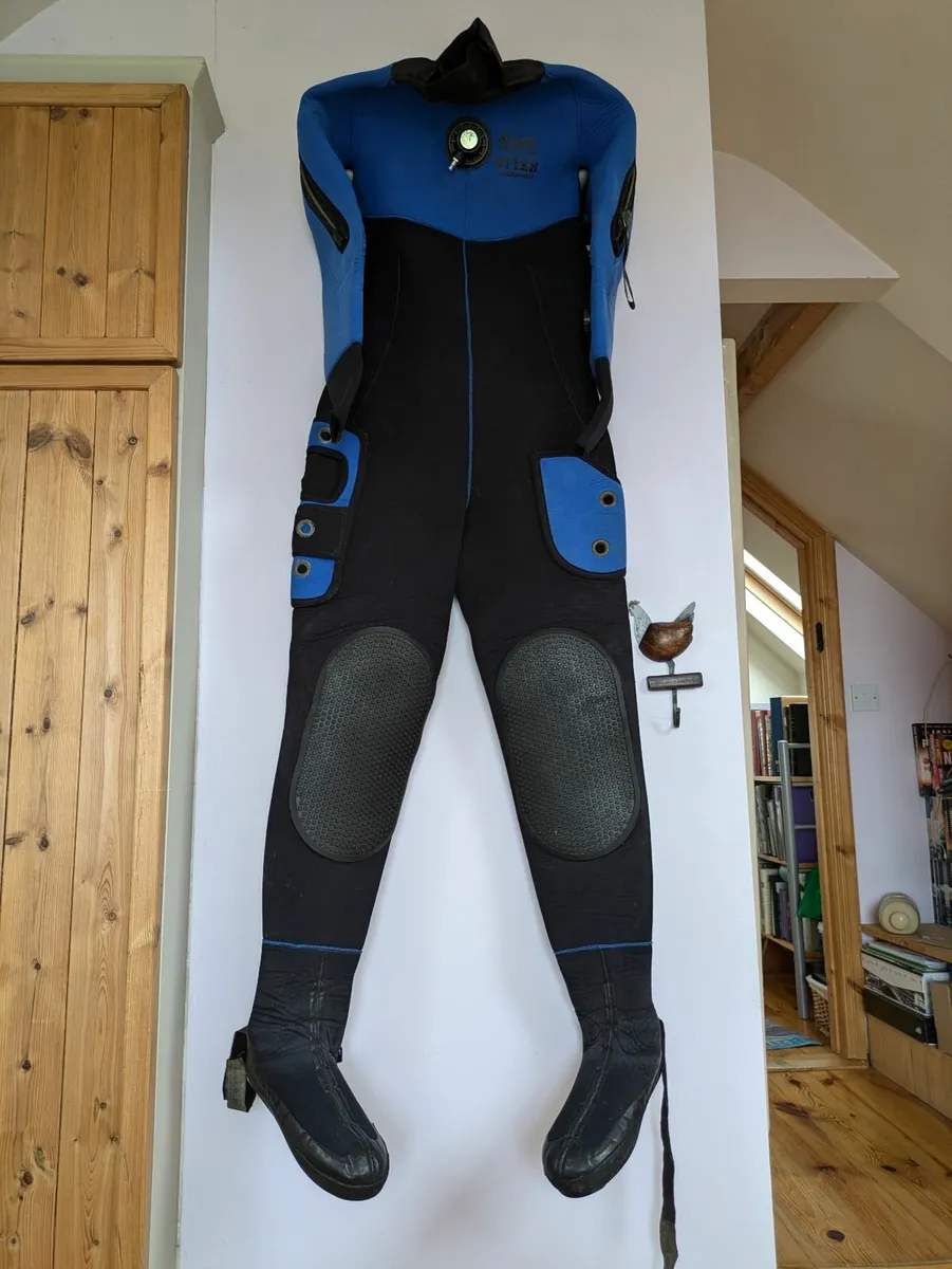 Women's Otter Neoprene Scuba Drysuit Size 12 - Image 2