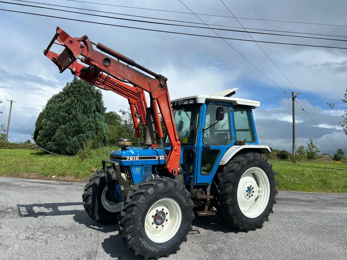 1987 Ford 7610 with Quicke Loader - Image 1