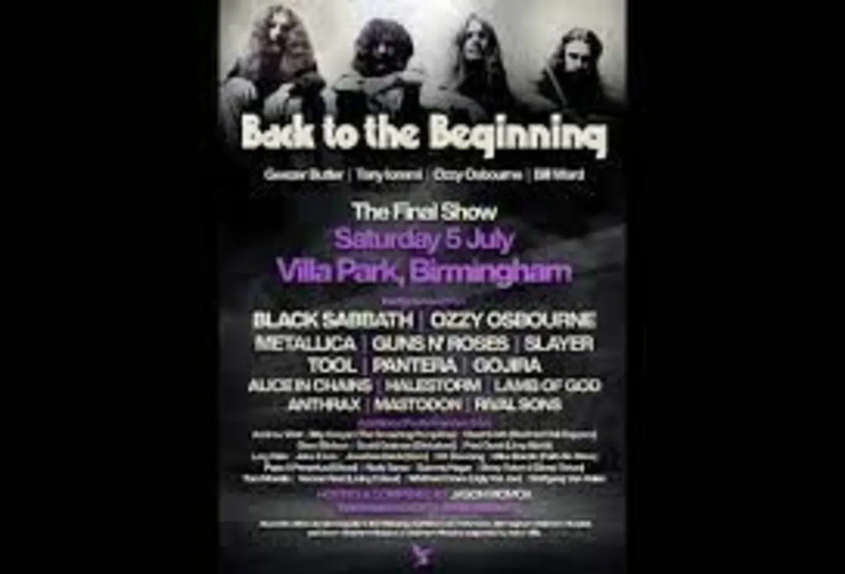Black Sabbath Back To The Beginning Full Show USB