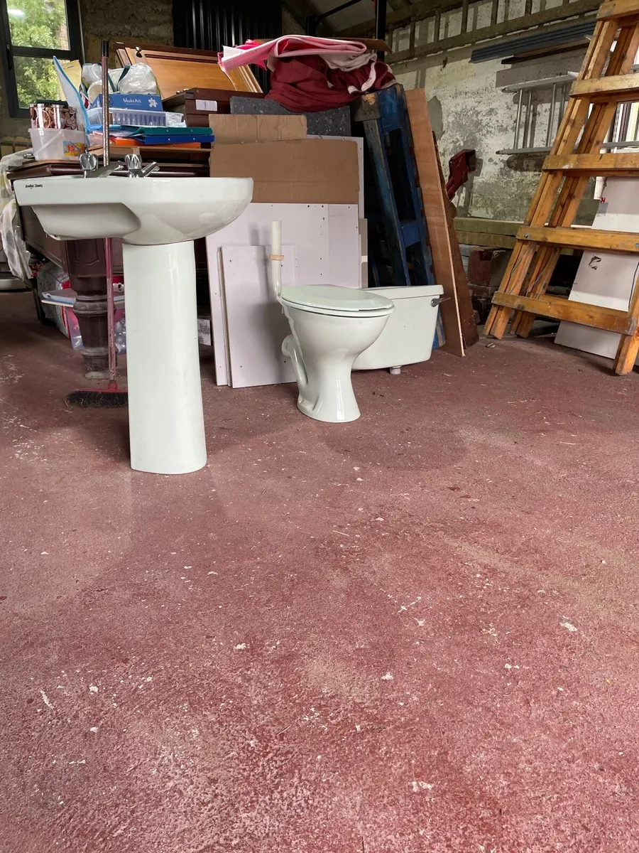 Toilet, Cistern and WH basin for sale - Image 4