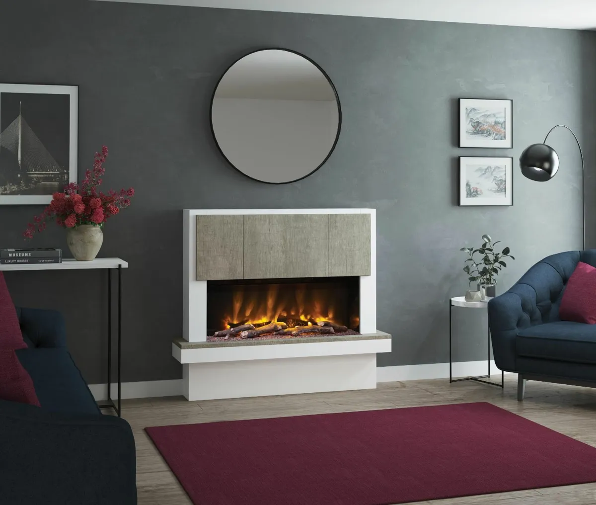 CASELLI PRYZM Electric Fireplace suite - Image 2