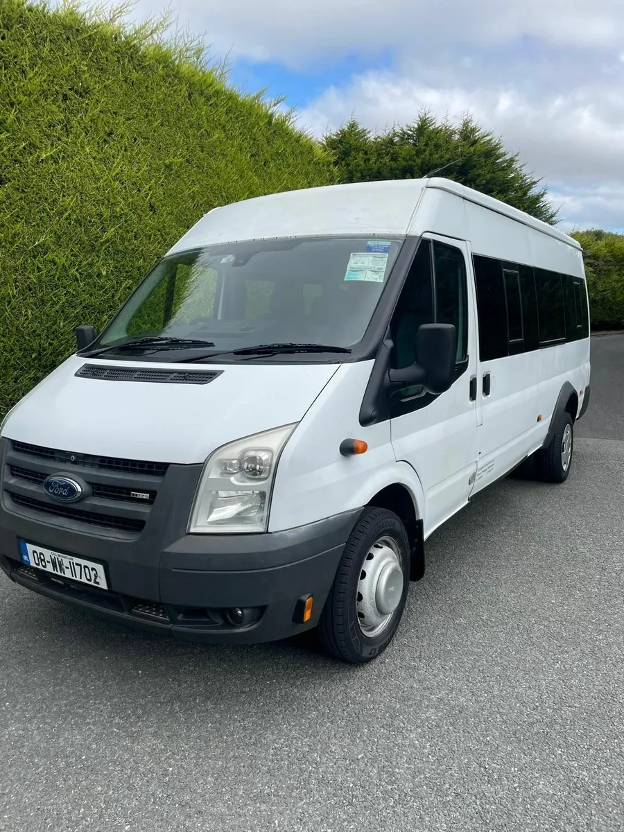 Transit 2008 Minibus 17 Seats NEW DOE & Serviced - Image 1