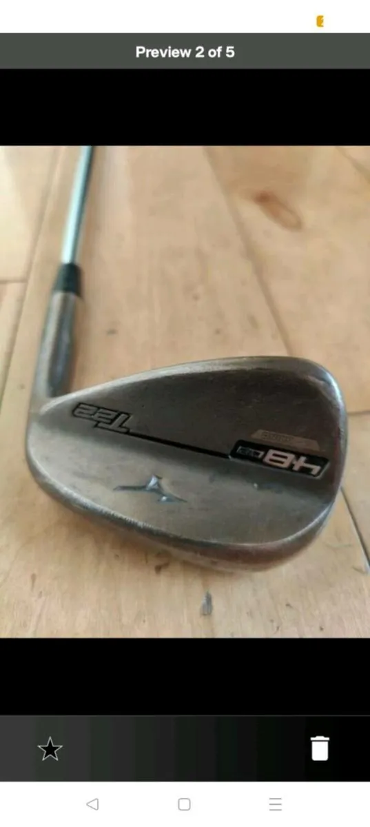 Mizuno 48.8 copper gap wedge - Image 3