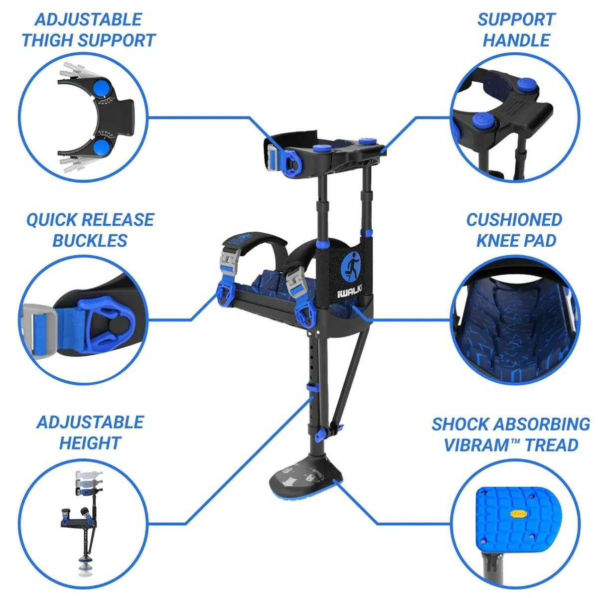 iWALK3.0 Hands Free Knee - Alternative to Crutches - Image 2