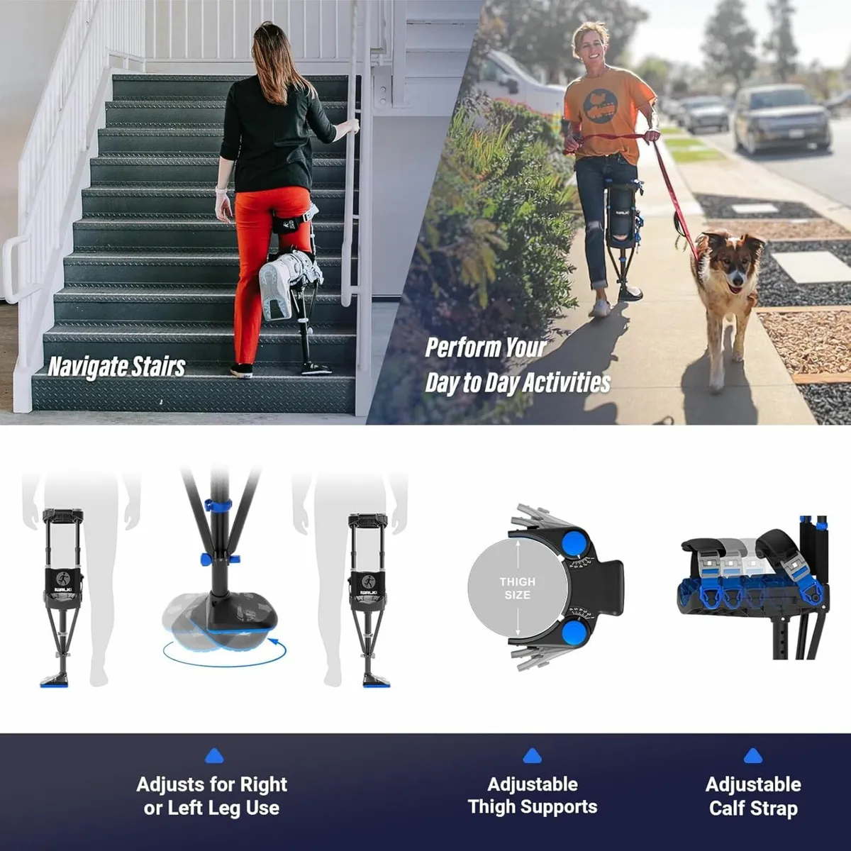 iWALK3.0 Hands Free Knee - Alternative to Crutches - Image 3