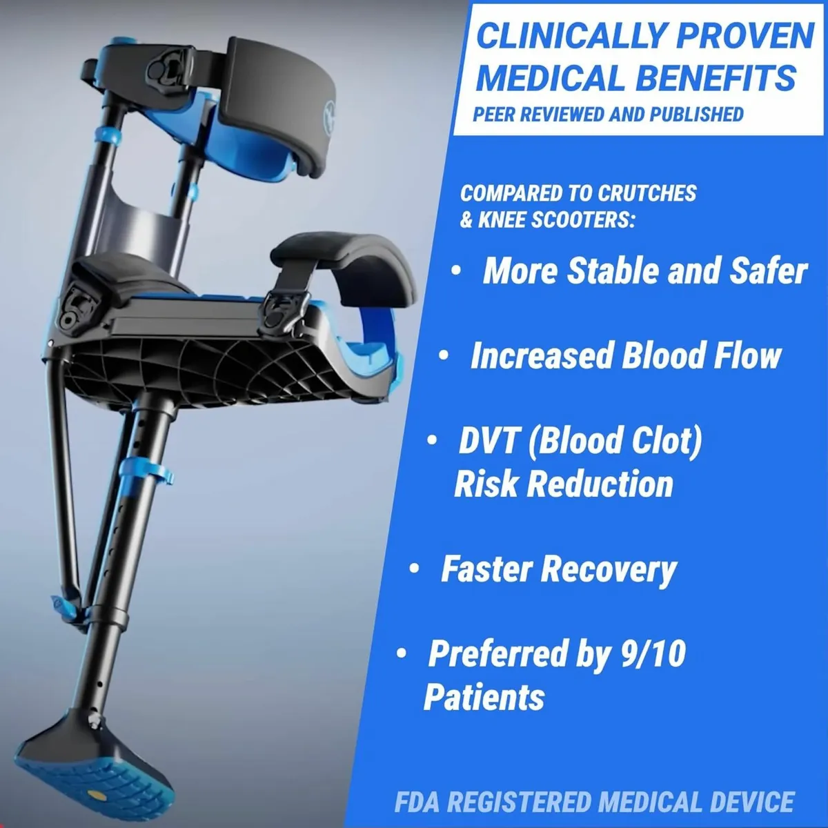 iWALK3.0 Hands Free Knee - Alternative to Crutches - Image 4