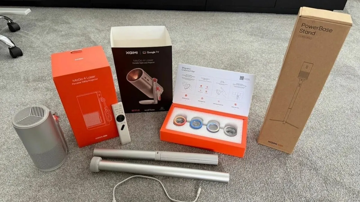 XGIMI MoGo 4 Triple Laser Projector with Magnetic - Image 1
