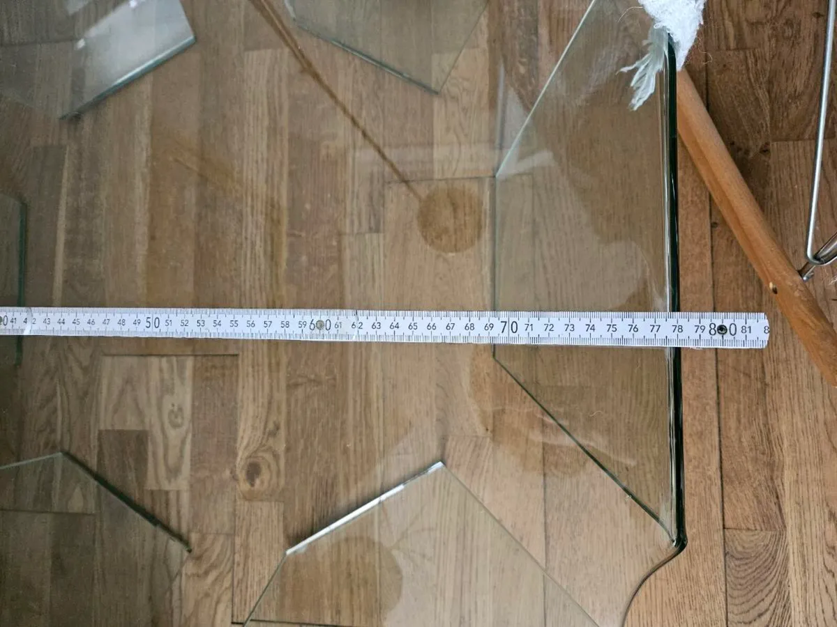 Glass coffee table - Image 3
