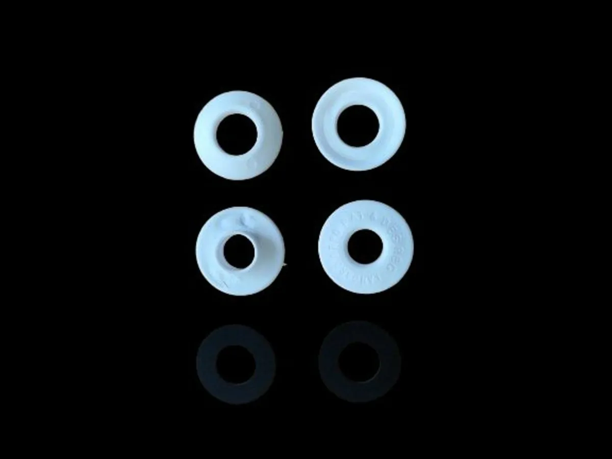 Green plastic eyelets  12mm - 10 pk - Image 4