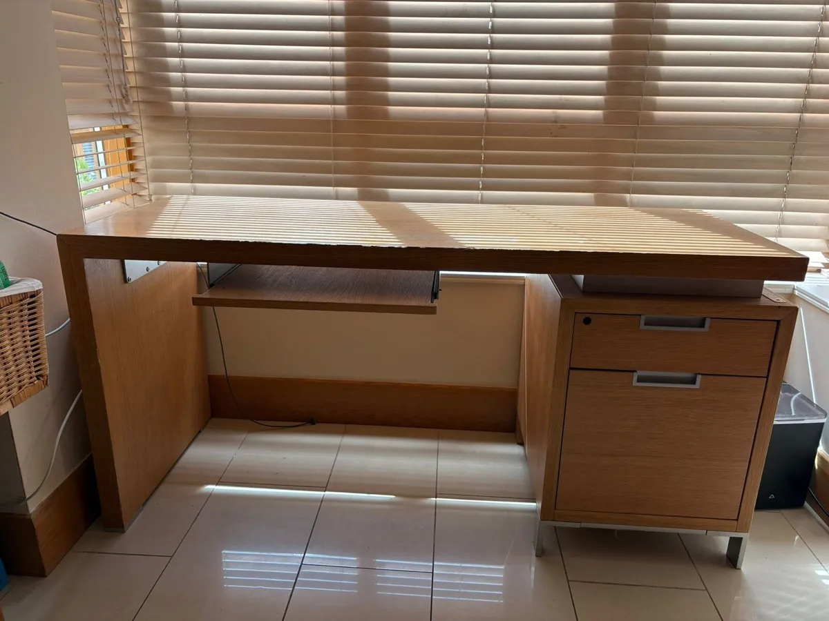 Spacious Wooden Desk - Image 1