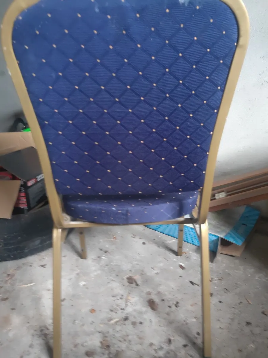banquet Blue. Chair not much used just 1 left - Image 2