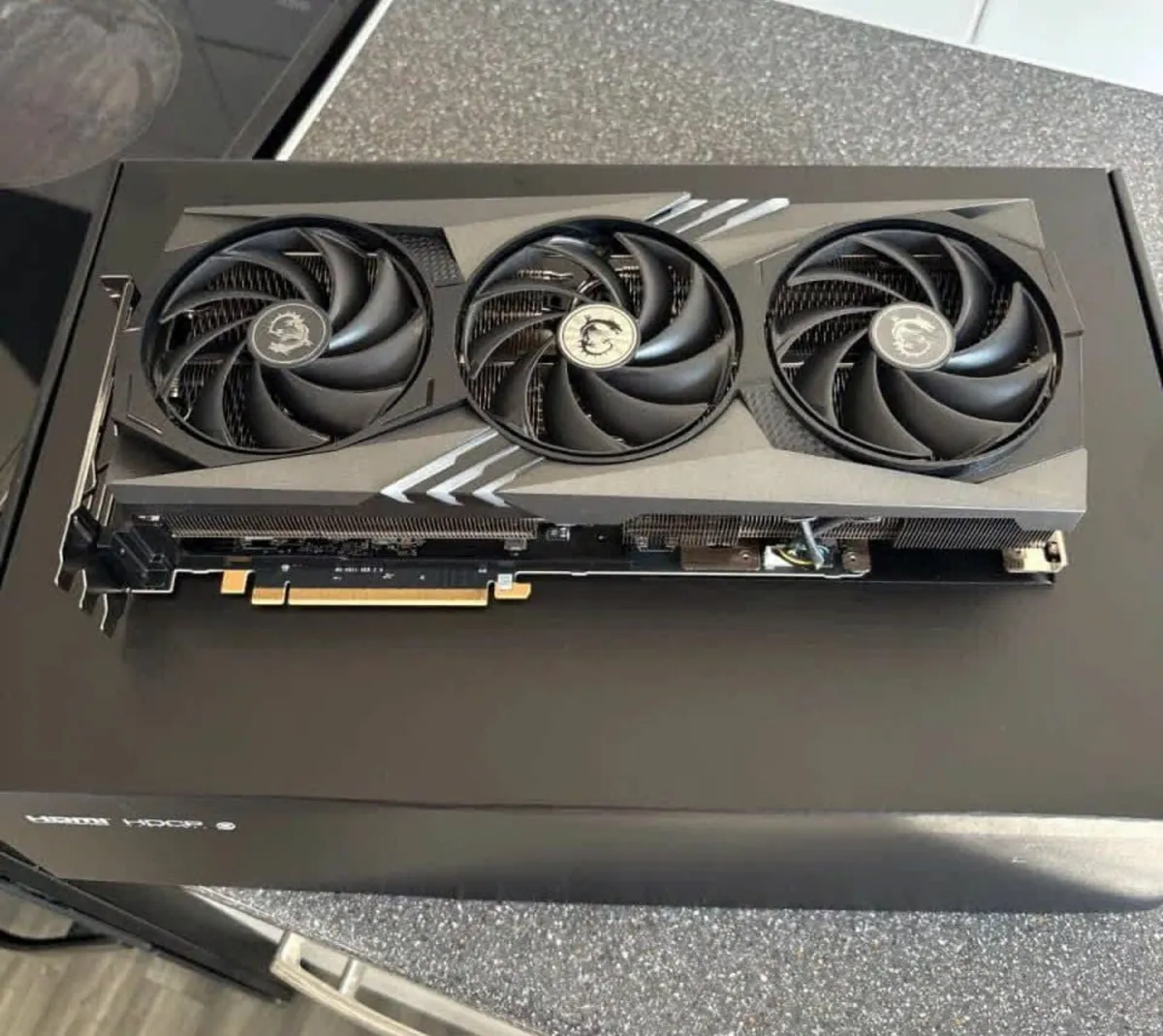 Msi 4080 super gaming x trio. Excellent condition. - Image 1