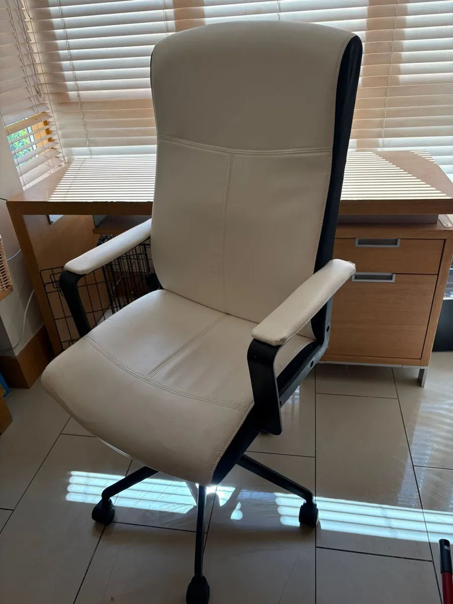 Black & White Office Chair - Image 1